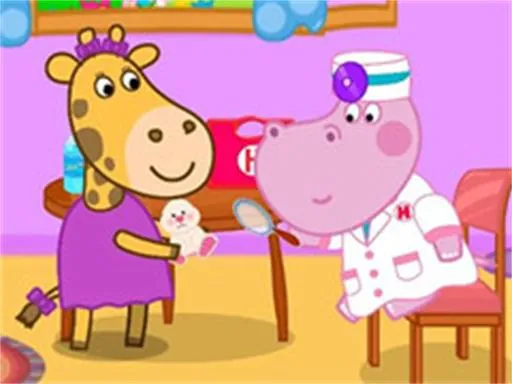 Hippo Toy Doctor Sim Game