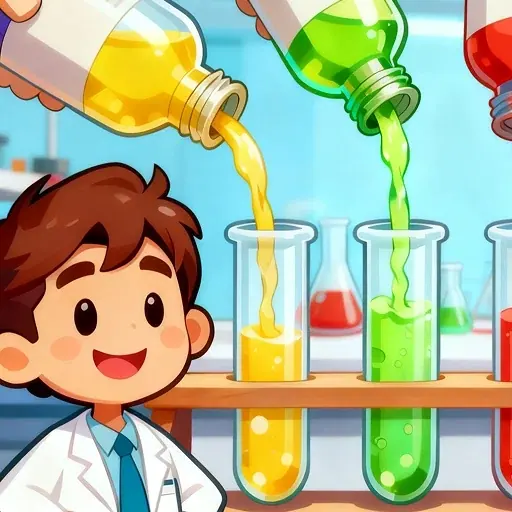 Color sorting: Water spilling